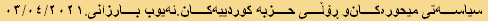  سیاسەتی میحورەكان‌و ڕۆڵی حزبە كوردییەكان.ئەیوب بارزانی.٠٣/٠٤/٢٠٢١